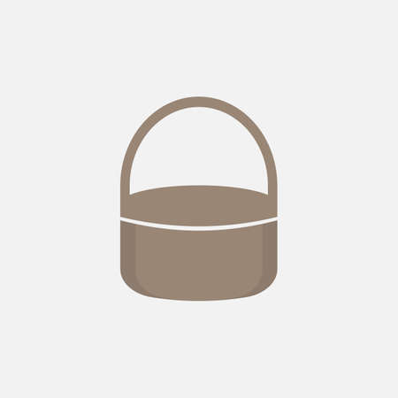 Empty basket line. vector Simple modern icon design illustration.のイラスト素材