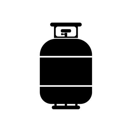 Flammable gas tank. vector Simple modern icon design illustration.のイラスト素材