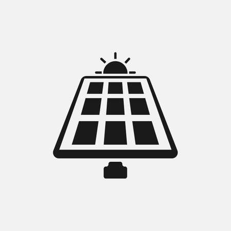 Solar energy panel. vector Simple modern icon design illustration.のイラスト素材