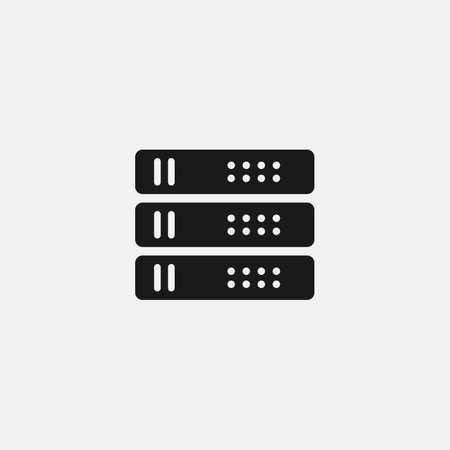 data server. vector Simple modern icon design illustration.のイラスト素材