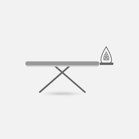 Ironing Board. vector Simple modern icon design illustration.のイラスト素材