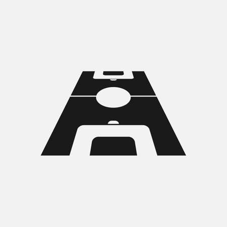stadium. vector Simple modern icon design illustration.のイラスト素材