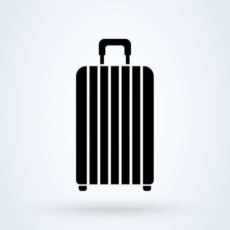 Airport baggage reclaim icon. Airplane luggage sign. Symbol, logo illustration.のイラスト素材