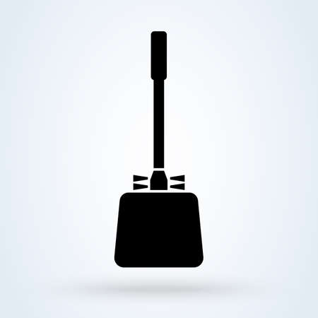 Toilet brush icon. Simple illustration of toilet brush vector icon for webのイラスト素材