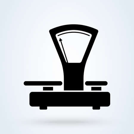 Mechanical scales old. vector Simple modern icon design illustration.のイラスト素材