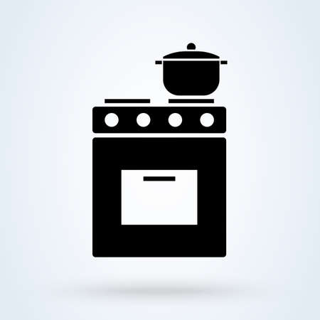 Stove. vector Simple modern icon design illustration.のイラスト素材