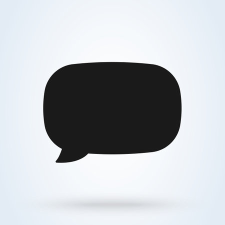 Chat and Speech Bubble sign icon or logo. Speech bubbles concept illustration.のイラスト素材