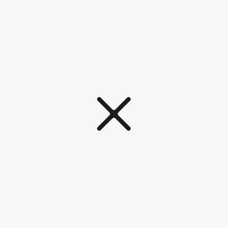 Cross button icon. Cancel, close page button for web and mobile UI design.のイラスト素材