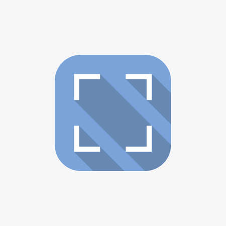 Expand to full screen / fullscreen flat vector icon for apps and websitesのイラスト素材