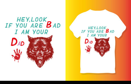 Wolf t shirt design with backgroundのイラスト素材