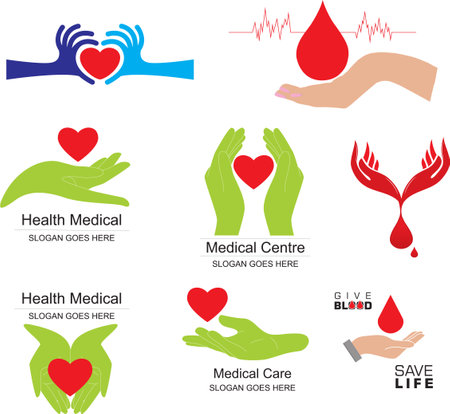 Medical and Health illustration Design Collectionのイラスト素材