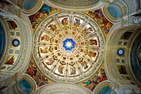 Beautiful old style wall paper 3d living room bedroom TV 3D wallpaper home decoration mural wallpaper for wallsの写真素材