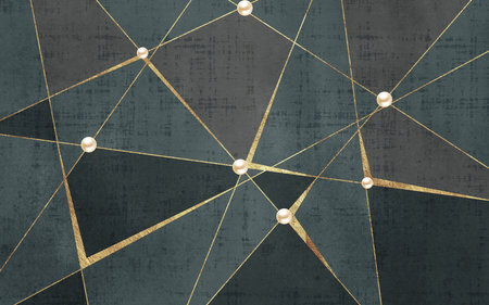 Close up of a mesh wire for 3d living room bedroom TV 3D wallpaper home decoration mural wallpaper for wallsの写真素材