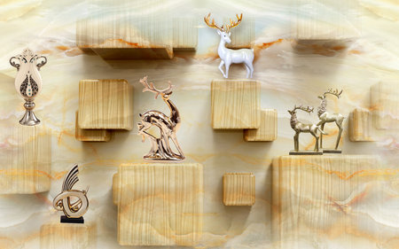 Vintage background with camera for 3d living room bedroom TV 3D wallpaper home decoration mural wallpaper for wallsの写真素材