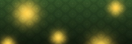 Seamless pattern illustration green background with light for 3d living room bedroom TV 3D wallpaper home decoration mural wallpaperの写真素材