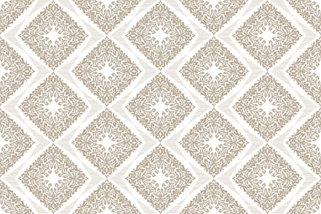 Seamless golden floral ornaments abstract illustration background for 3d living room bedroom TV 3D wallpaper home decoration mural wallpaperの写真素材