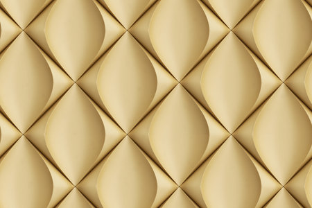 3D seamless golden abstract illustration background for 3d living room bedroom TV 3D wallpaper home decoration mural wallpaperの写真素材