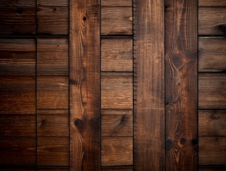Wooden background or texture. Wooden planks with natural patterns.の素材