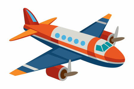 Airplane icon. Isometric illustration of airplane vector icon for webのイラスト素材