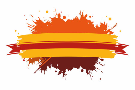 abstract grunge banner on a white background, vector illustration designのイラスト素材