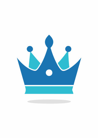 Crown icon. Crown symbol. Flat design. Vector illustration.のイラスト素材