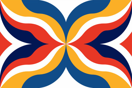 abstract background with colorful geometric pattern design vector illustration graphic design.のイラスト素材