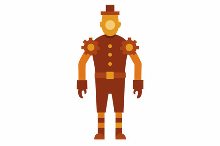 Medieval warrior flat icon. Cartoon illustration of medieval warrior flat icon for web designのイラスト素材