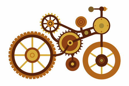 bicycle icon design, vector illustration eps10 graphic flat styleのイラスト素材