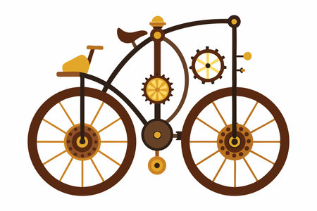 Bicycle design over white background, vector illustration. Eps 10.のイラスト素材