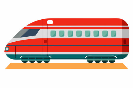 Train icon. Train transport and travel theme. Isolated design. Vector illustrationのイラスト素材