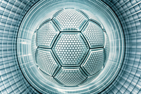 Football Dots lines triangles Abstract Low Poly Wireframe Design with copy space background
