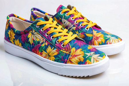 Stylish elegant trendy fashionable sneakers