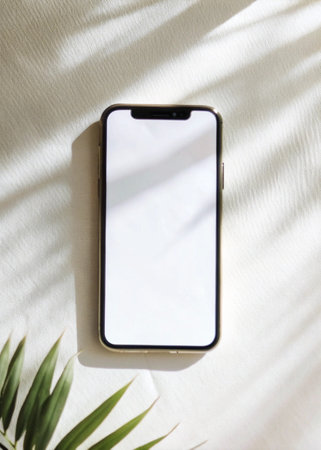 Phone blank display for mockupの写真素材