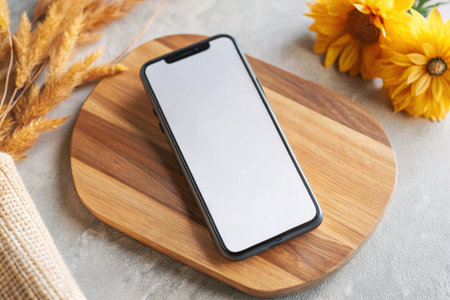 Phone blank display for mockupの写真素材
