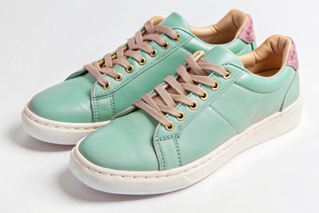 Stylish elegant trendy fashionable sneakersの写真素材