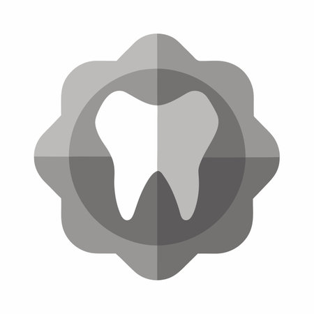 Dental logo illustration on white backgroundのイラスト素材