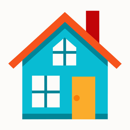 Home illustration isolated on white backgroundのイラスト素材
