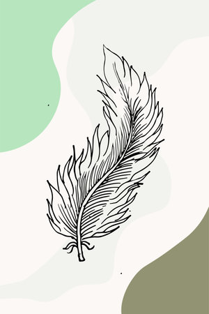 Line art vector design for printのイラスト素材