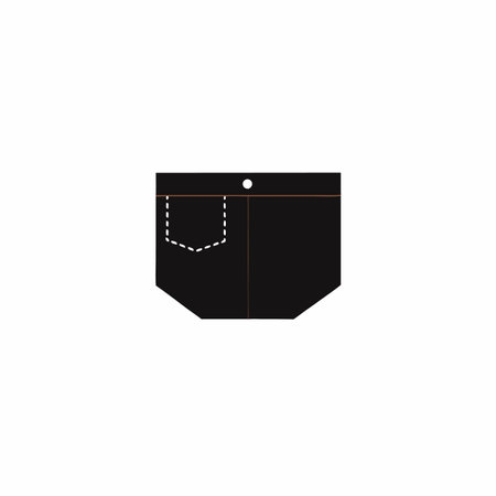 Denim label vector on white backgroundのイラスト素材