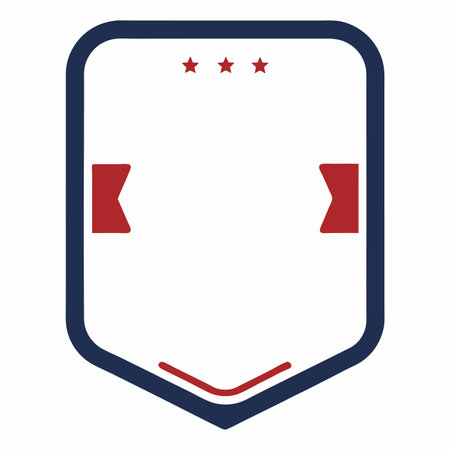 Denim label vector on white backgroundのイラスト素材