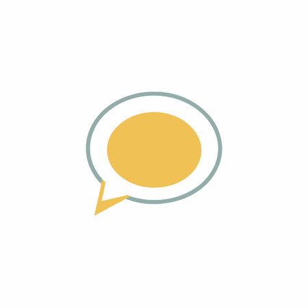 Speech bubble vector on white backgroundのイラスト素材