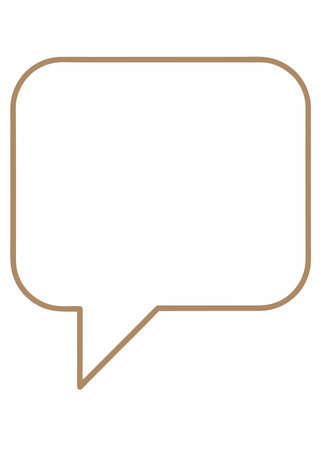 Speech bubble vector on white background