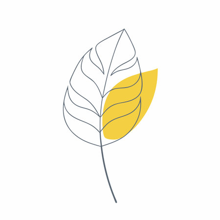 Tropical leaves realistic vector on white backgroundのイラスト素材