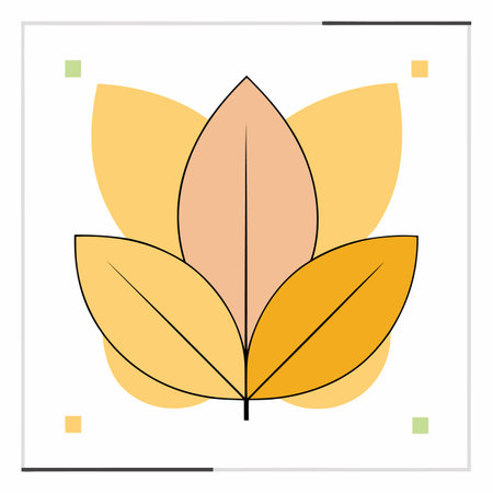 Leaf logo vector illustration on white backgroundのイラスト素材