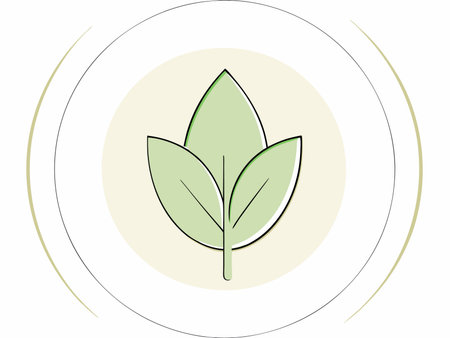 Leaf logo vector illustration on white backgroundのイラスト素材