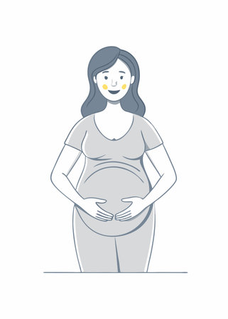 Minimalist pineapple vector on white backgroundのイラスト素材