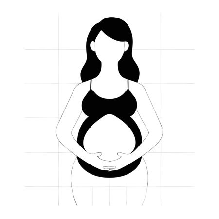 Minimalist pineapple vector on white backgroundのイラスト素材