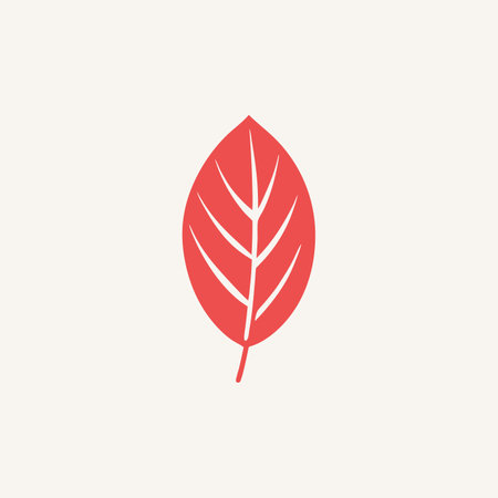 Leaf minimalist logo design vector on white backgroundのイラスト素材