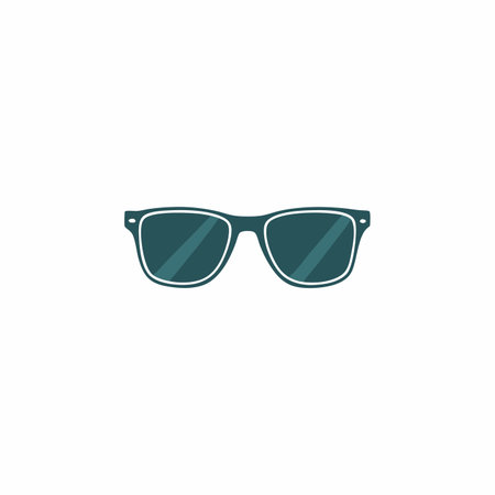 Sunglass vector on white backgroundのイラスト素材