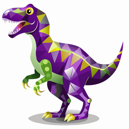Dinosaur vector illustration on white backgroundのイラスト素材